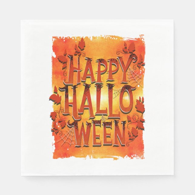 Happy halloween pappersservett (Framsidan)