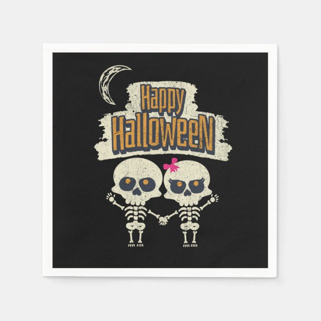 Happy halloween pappersservett (Framsidan)