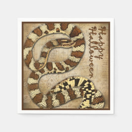 Happy halloween Pappra blöjor med ormar Pappersservett