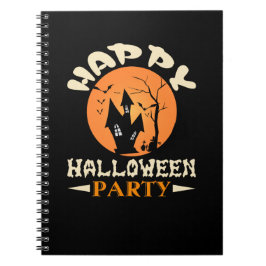 Happy halloween Party Anteckningsbok