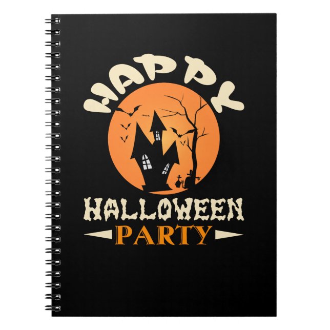 Happy halloween Party Anteckningsbok (Framsidan)