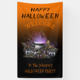 happy halloween Party decor anpassningsbar Welcom