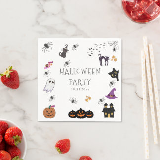 Happy halloween Party Pappersservett