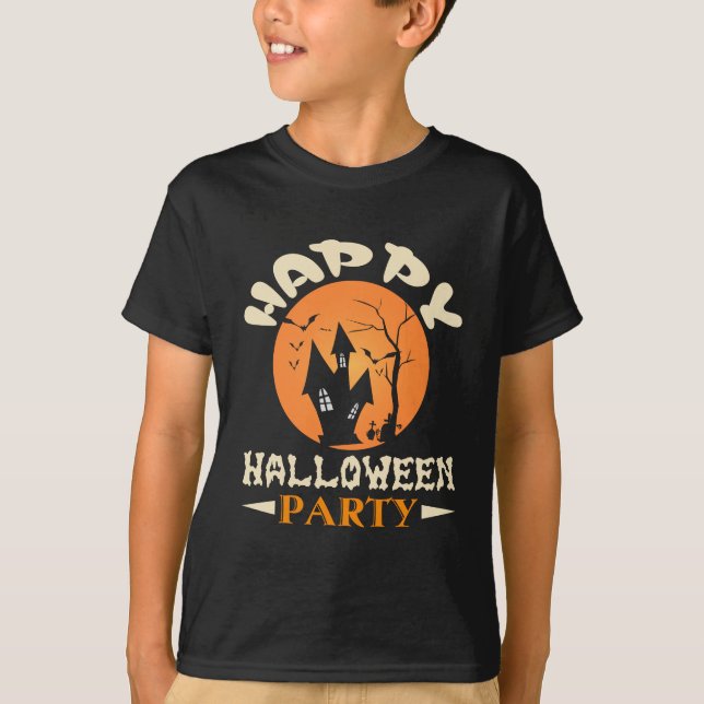 Happy halloween Party T Shirt (Framsida)