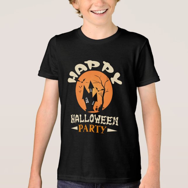Happy halloween Party T Shirt (Framsida)