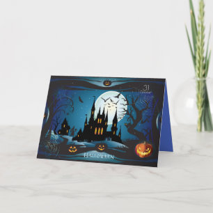 Happy halloween Party (Treat eller Trick) Kort