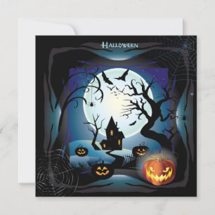 Happy halloween Party (Treat eller Trick) Kort