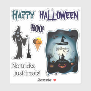 Happy halloween Party "Treat eller Trick" - Trendi Klistermärken