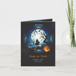 Happy halloween Party "Treat or Trick" Magic Inbjudan