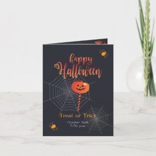 Happy halloween Party "Treat or Trick" Magic Inbjudan