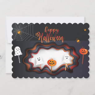 Happy halloween Party "Treat or Trick" Magic Inbjudningar