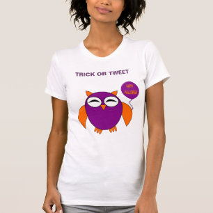 Happy halloween Party Uggla Anpassningsbar T Shirt
