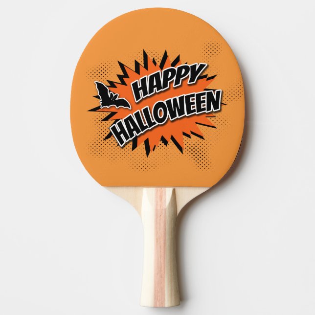Happy halloween pingisracket (Framsidan)