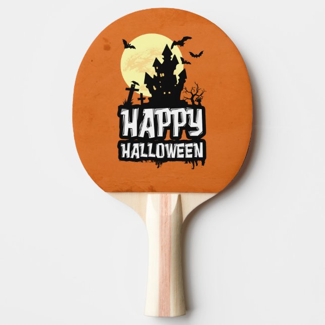 Happy halloween pingisracket (Framsidan)