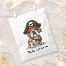 Happy halloween Pirat English Bulldog Skull