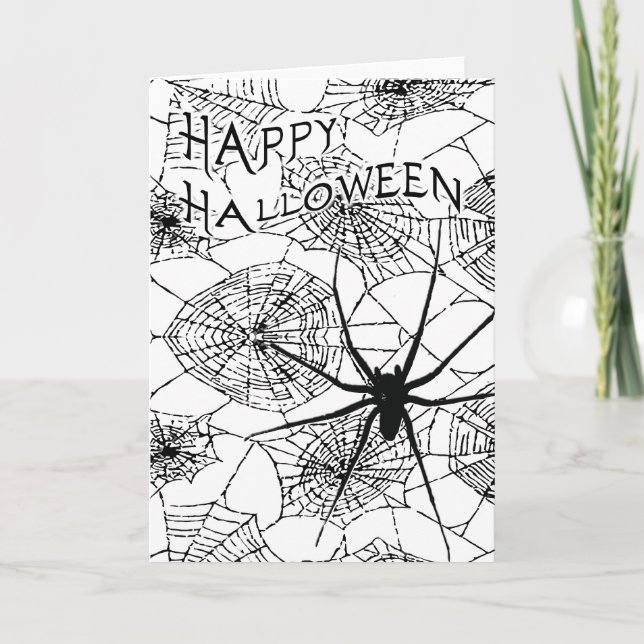 happy halloween: Pooky spider : Kort (Framsida)