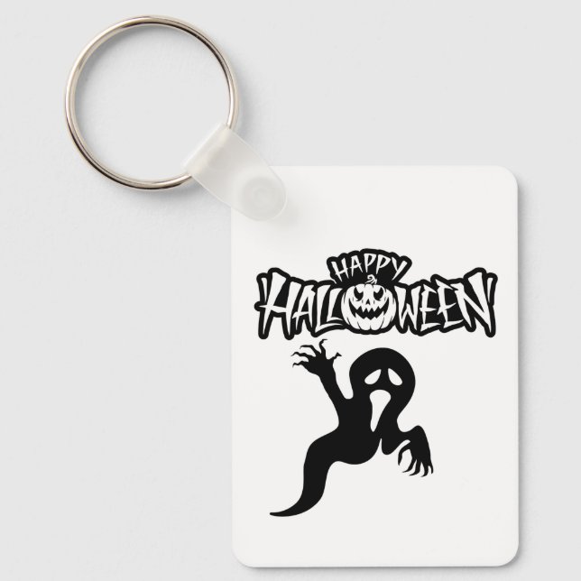Happy Halloween Porte-clés Nyckelring (Framsida)