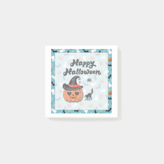 Happy halloween post-it block