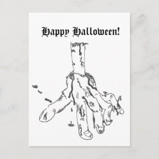 Happy Halloween Postcard Helg Vykort