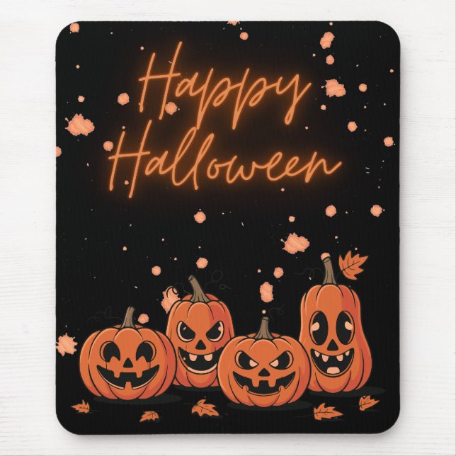 Happy Halloween Postcard Musmatta (Framsidan)