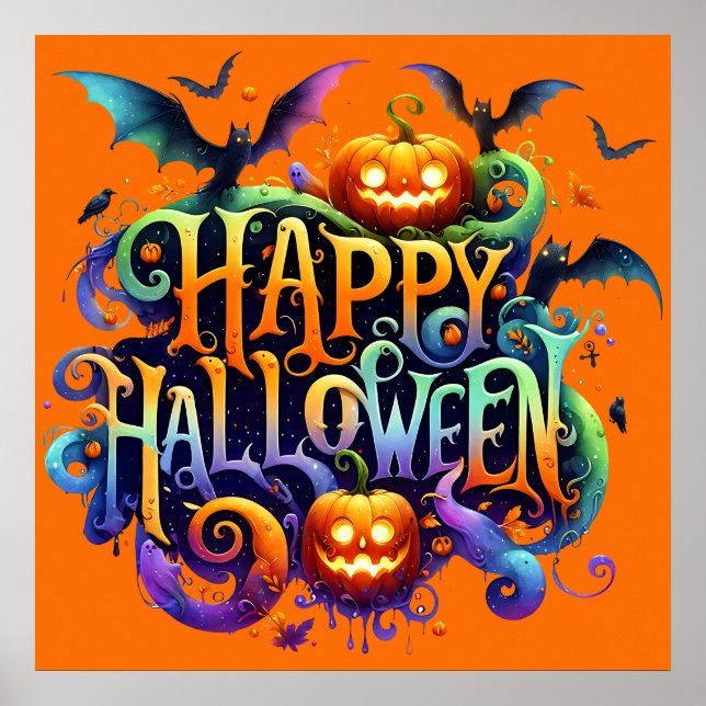 Happy halloween Poster (Framsidan)