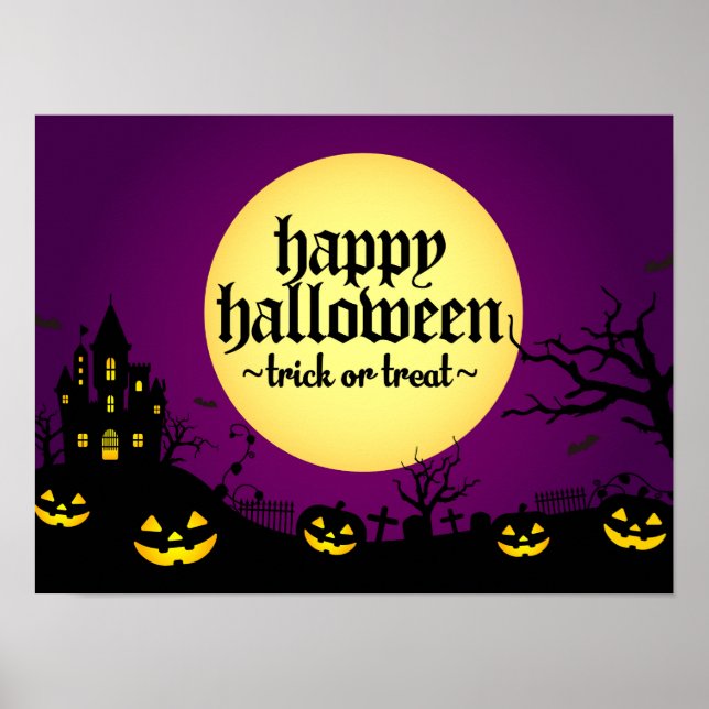 Happy halloween poster (Framsidan)