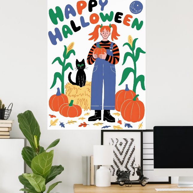 Happy halloween poster (Hemmakontoret)