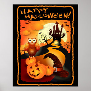 happy halloween! poster