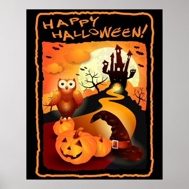 Happy halloween! poster (Framsidan)