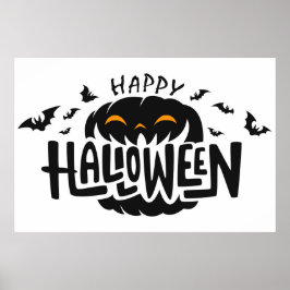 Happy halloween poster