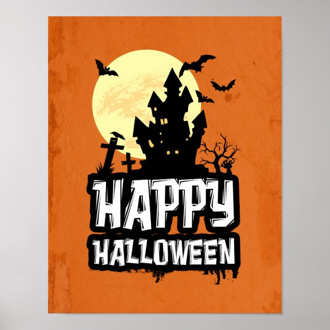 Happy halloween poster (Framsidan)