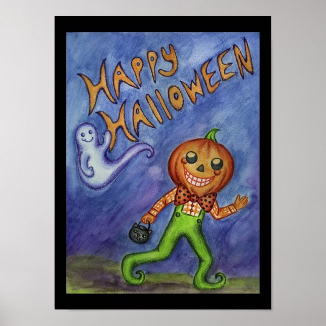 Happy halloween Poster konst (Framsidan)