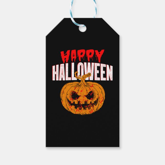 Happy halloween presentetikett (Framsidan)