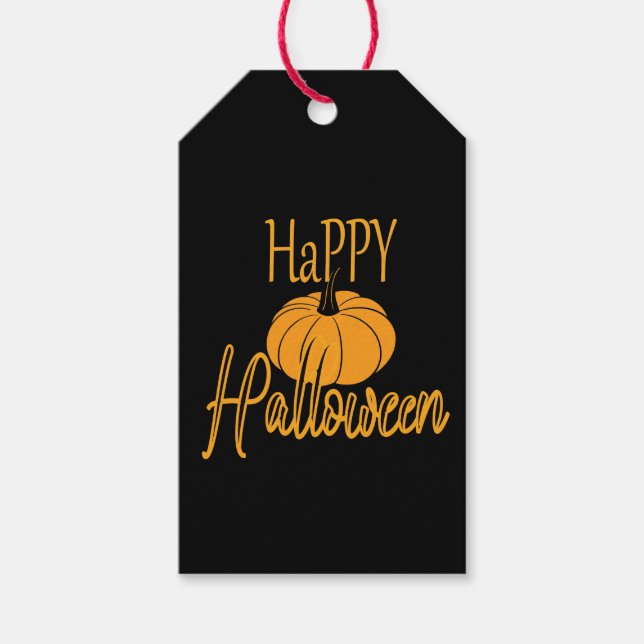 Happy halloween presentetikett (Framsidan)