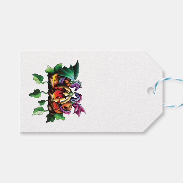 Happy halloween! presentetikett (Framsidan (Horisontell))