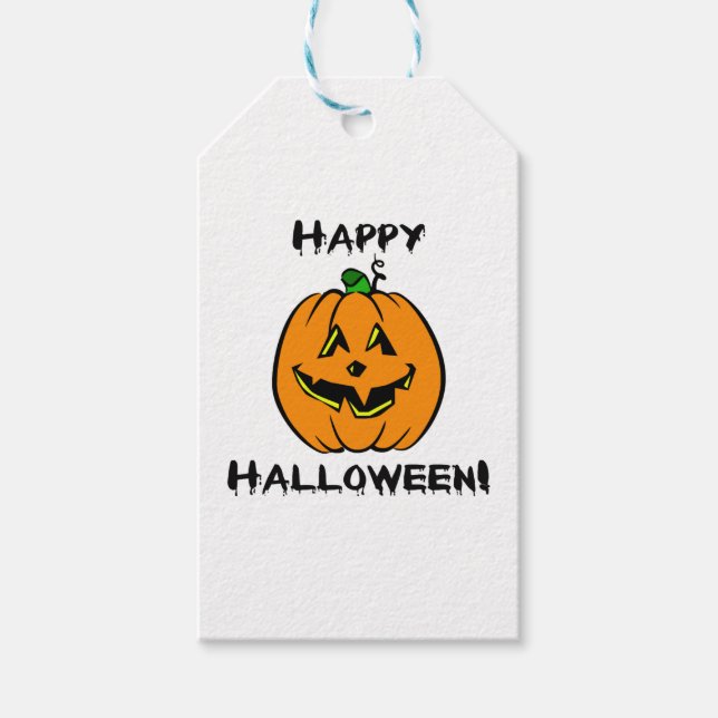 Happy halloween! presentetikett (Framsidan)
