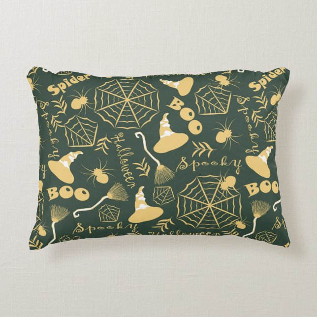 Happy halloween prydnadskudde (Framsidan)