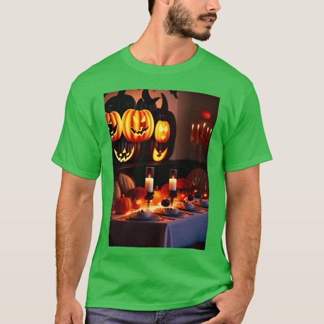 Happy halloween Pumkin-gåva T Shirt (Framsida)