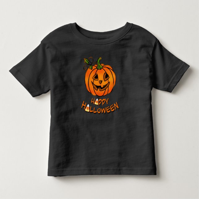 Happy halloween | Pumpa | CANDY CORN T Shirt (Framsida)