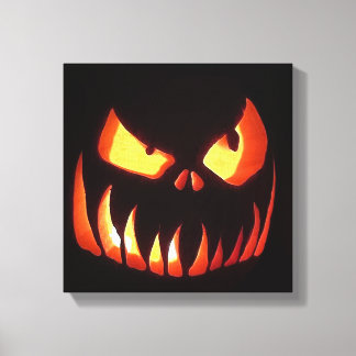 Happy halloween Pumpkin Canvastryck