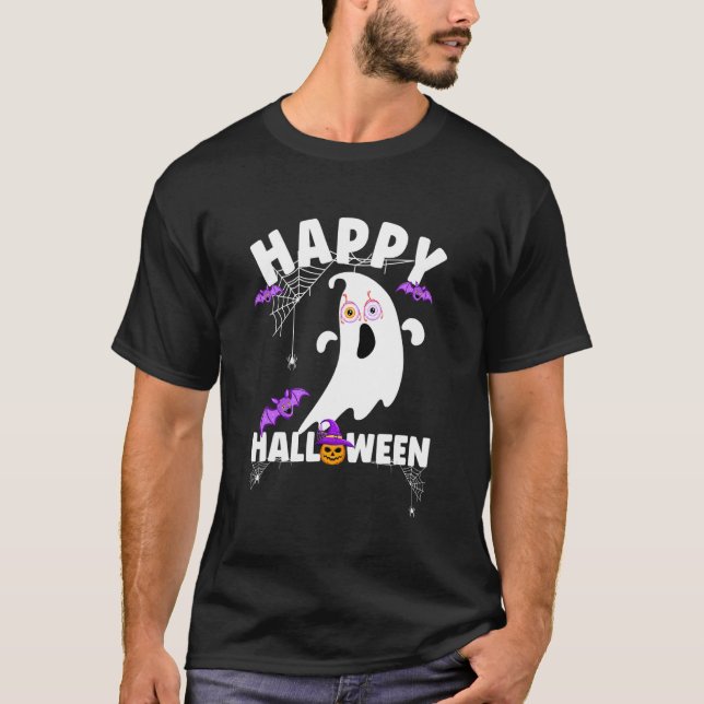 Happy halloween Pumpkin Carnival Halloween Fläkt G T Shirt (Framsida)