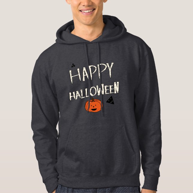 Happy halloween Pumpkin Design Hoodie (Framsida)