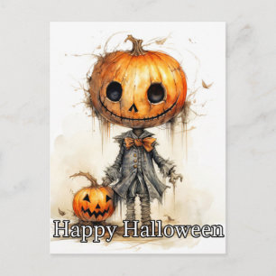 Happy halloween Pumpkin Fiend Vykort