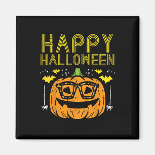 Happy halloween Pumpkin Glass Costume Women Girl Magnet