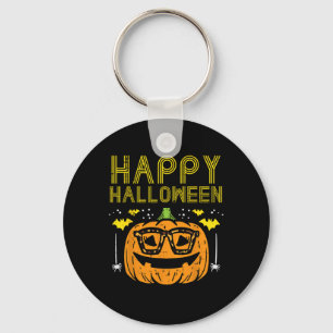 Happy halloween Pumpkin Glass Costume Women Girl Nyckelring