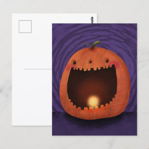Happy halloween Pumpkin Jack o lantern Vykort