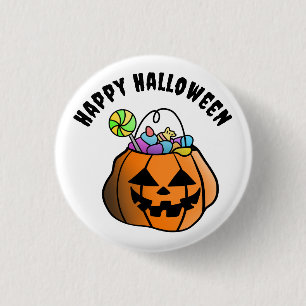 Happy halloween Pumpkin-knapp Knapp