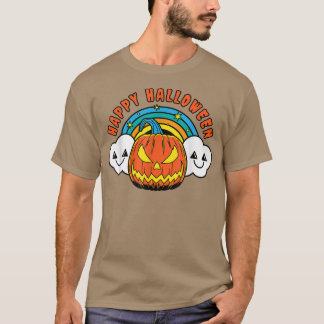 Happy halloween Pumpkin Lazy Costume Cute Jack O L T Shirt