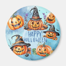 Happy halloween Pumpkin magnet