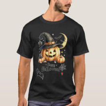 Happy halloween Pumpkin med Witch Hat